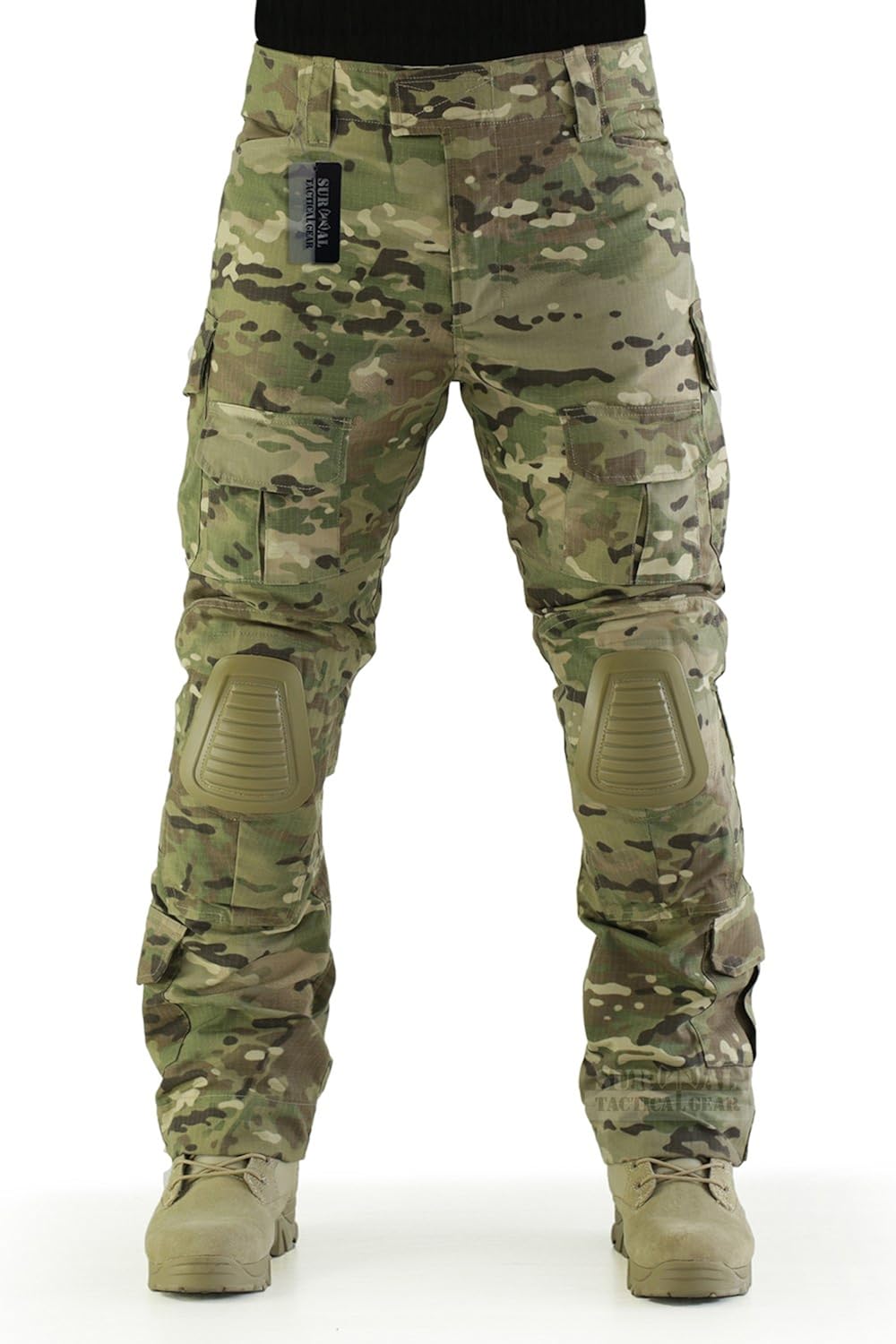 ZAPT Tactical Pants with Knee Pads Airsoft Camping Hiking Hunting BDU Ripstop Combat Pants 13 Kinds Army Camo Uniform Military Trousers : Sports & Outdoors