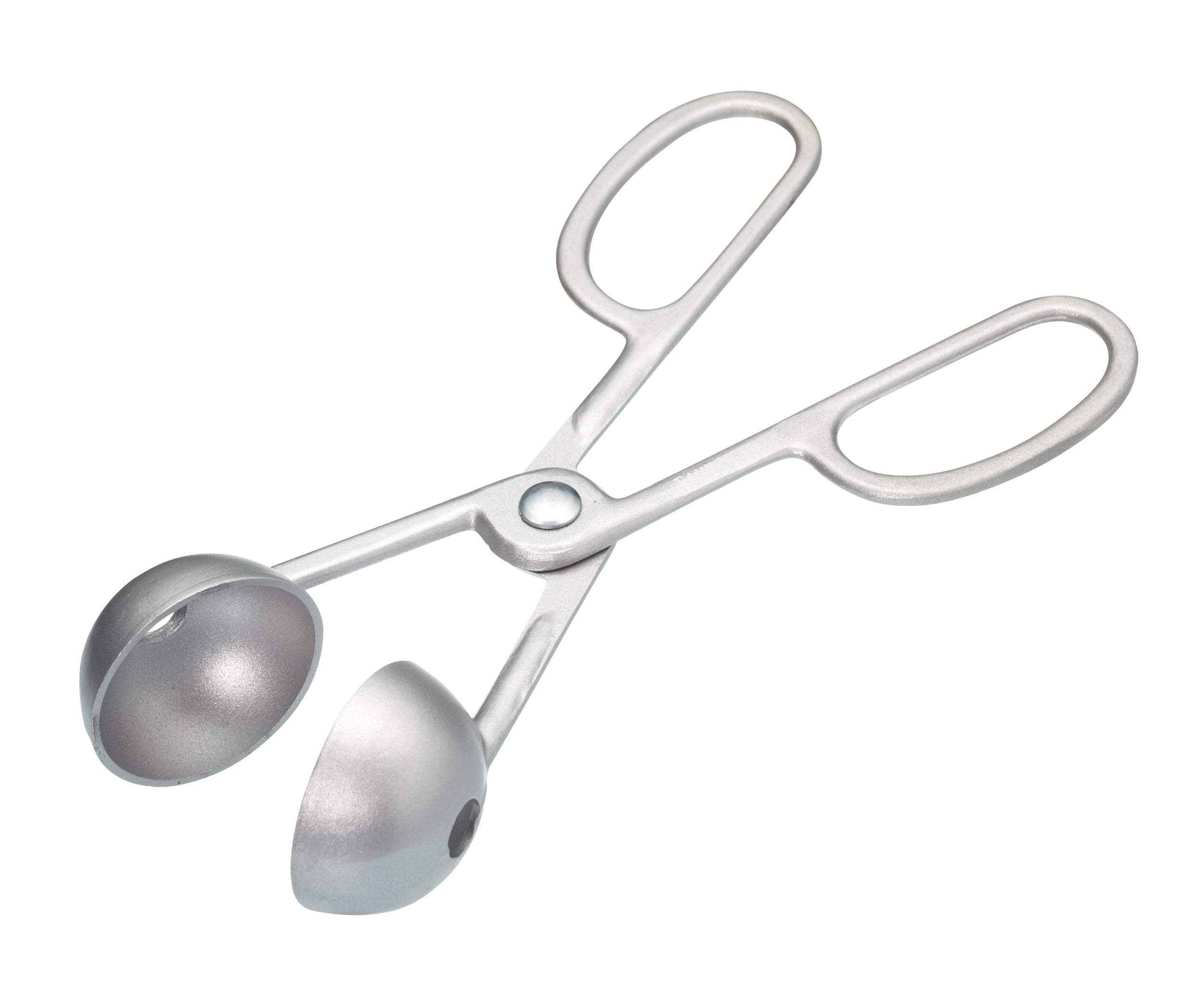 KitchenCraft Home Made Meatball Maker Tool with Non Stick Coating, Metal, 16.5 cm, Silver