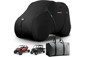Rosefray UTV Cover, Waterproof 420D Heavy Duty Protection UTV Covers 2-3 Seater/4-6 Seater Compatible with Polaris Ranger RZR