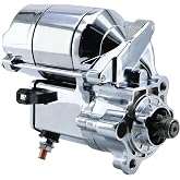 Chrome Starter New for Harley Sportster 883cc 1000cc 1100c 1200cc 1981-2014 | XLH XLC XLR XLN XLL XLX, 18477NC 128000-8453 128000-8456 128000-8457 31390-91A 31390-91B 31390-91E 31391-91