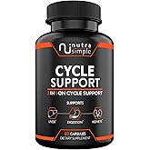Cycle Support Supplement for Men & Women - Natural Liver Cleanse Detox & Repair - Gut Health & Kidney Support with Milk Thistle, Beet Root, Dandelion, Choline, Artichoke Extract - 60 Capsules