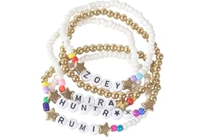 GRBeid for KPop Inspired Merch toys Bracelets Sets, for Huntrix Merchandise for Rumi Mira Zoey Fans Cosplay Gifts Outfit Accessories Friendship Jewelry for Women