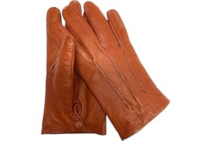 LEATHER LH HANDS "NA" Men's Dress Driving Genuine Sheep Leather Unlined Gloves