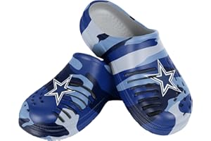 FOCO Men's NFL Team Logo Garden Water Sandals Shoes Slipper Clogs