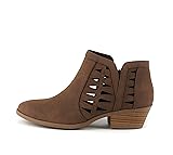 Soda Chance Women's Closed Toe Multi Strap Ankle