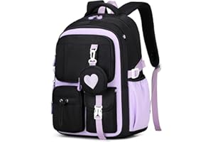 Girls Backpack, Kids Backpack for Girls, School bag for Primary Elementary Teenage, Middle School Students Bookbag