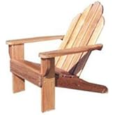 Woodcraft Project Paper Plan To Build Classic Adirondack Chair - Material Not Included