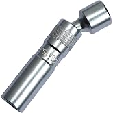 14mm Magnetic Thin Walled Spark Plug Socket Compatible with BMW NISSAN | Universal Joint 3/8-Inch Drive 12 point Swivel Socket Removal Tool 12pt 96L (14mm) Compatible with BMW NISSAN
