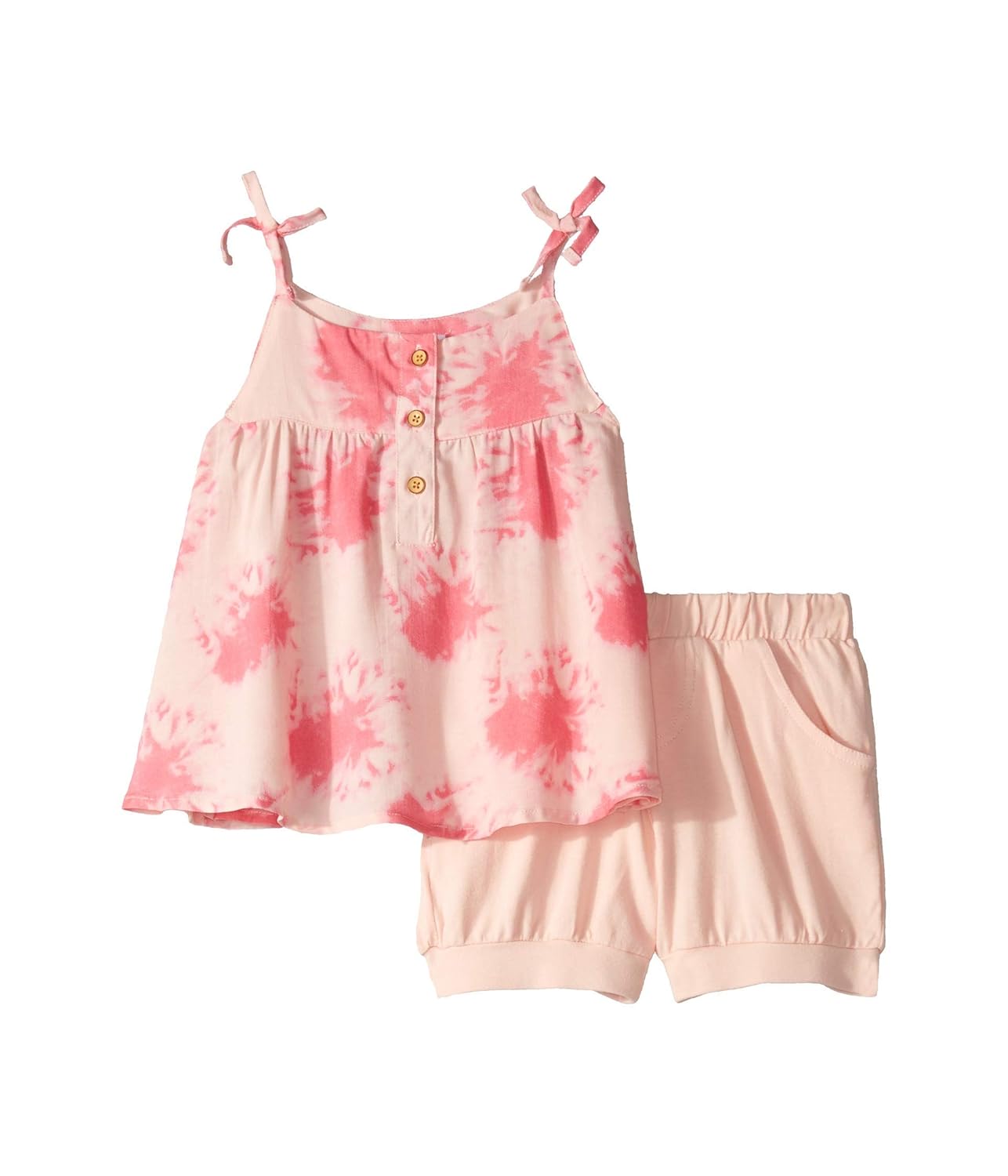 BCBG Girls Baby Girl's Woven Print Top/Knit Ballon Shorts Set (Toddler