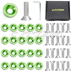 SLKFHWO 6063-T6 Hard Aluminum Alloy Fender Washer