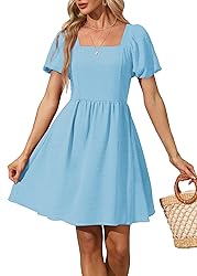 OFEEFAN Womens Dresses That Hide Belly Fat Summer