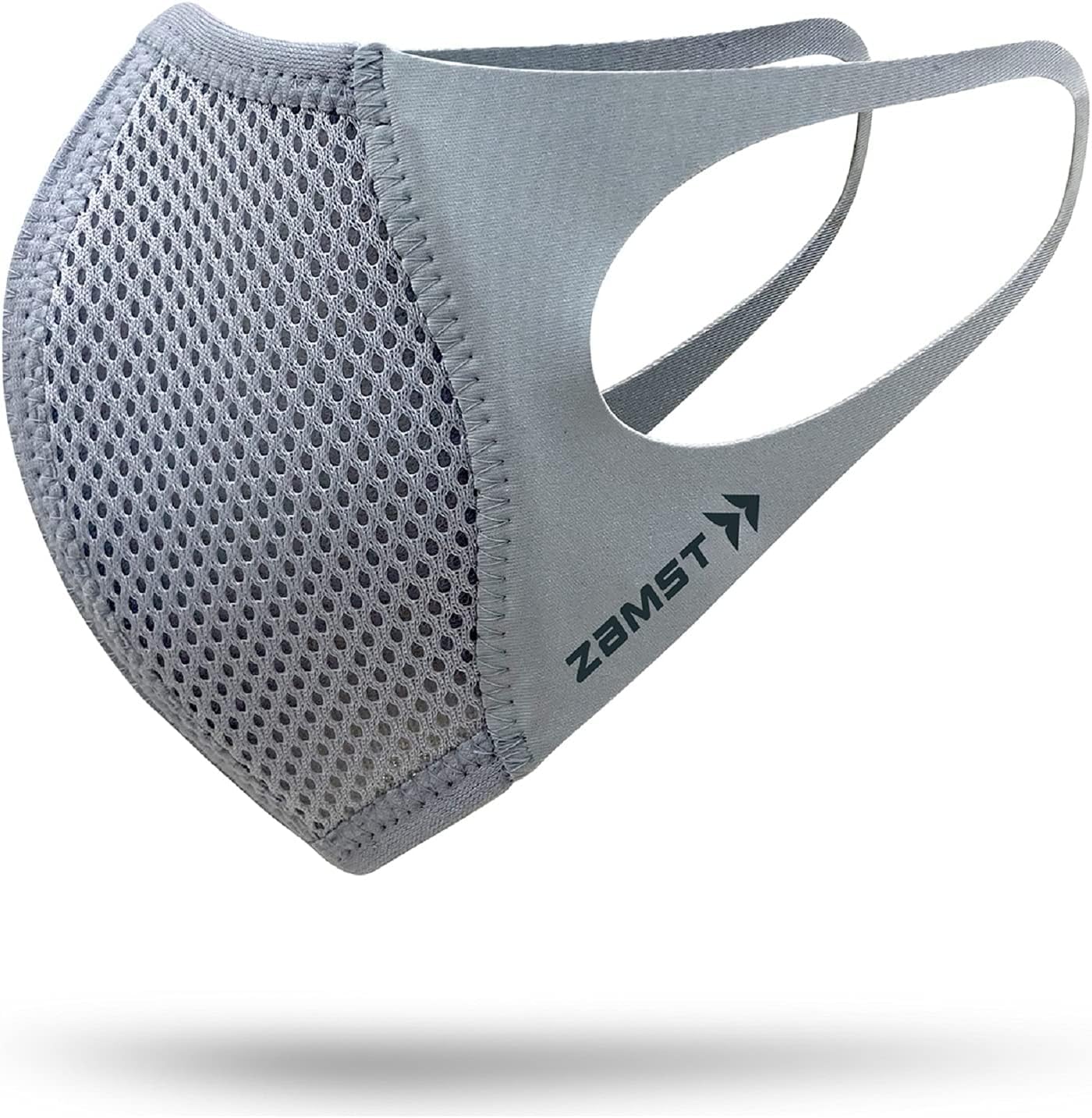 [ザムスト] マウスカバー 1枚入り ライトグレー スポーツマスク スポーツ用 ランニング 通気性 息がしやすい 花粉カット メンズ ふつうサイズ 389462商品画像