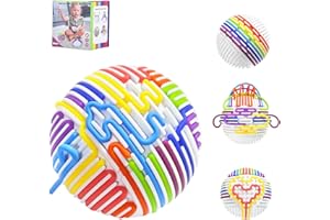 PandaEar Sensory Fidget Ball Toy, DIY Travel Activity Toy with 16 Strings for Kids with Autism, Anxiety, Calming Sensory Game for Boys & Girls