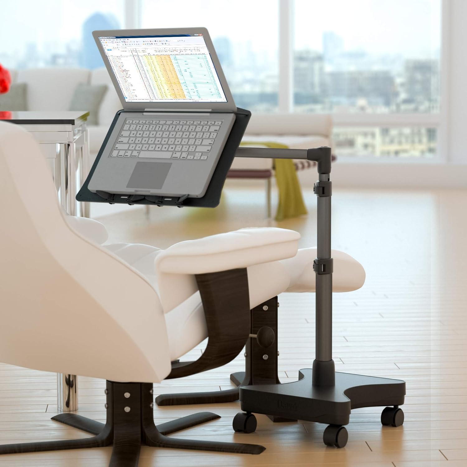Amazon Com Levo G2 Rolling Laptop Workstation Stand Desk For Art