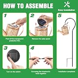 Lysliv Solar Watering Can Lights Outdoor Garden Retro Metal Hanging Lantern view 5