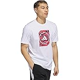 Adidas Mens Camouflage Shape Graphic T-Shirt
