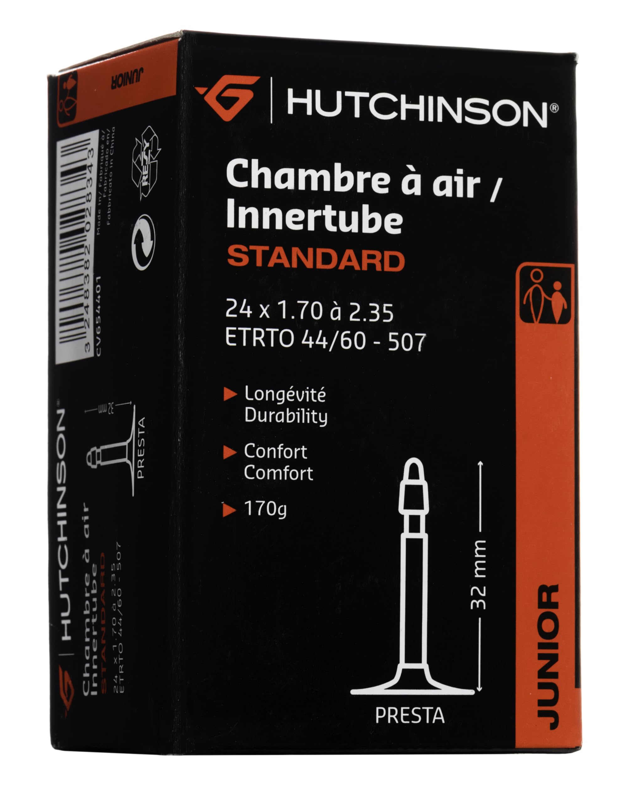 HUTCHINSON Standard - Bike camera, Unisex adult, CV654401, Black — image 1