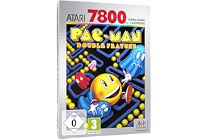 PAC-MAN Double Feature (compatible with Atari 2600+, Atari 7800+ and Atari 7800 video game systems)
