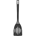 Chef Aid Nylon Flexible Slotted Turner, BPA Free Kitchen Spatula for use with Non-Stick Cookware, Part of a selection of Kitchen Utensils, Black