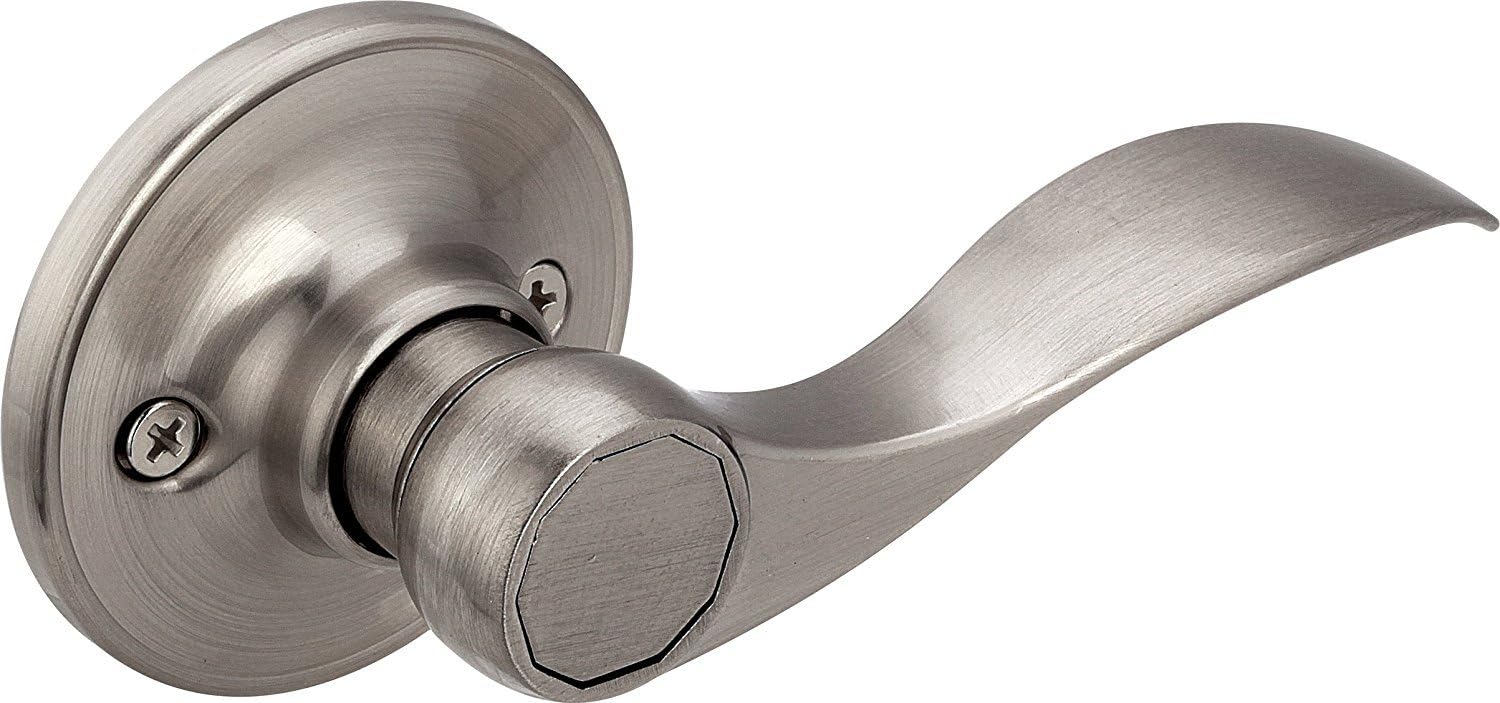 Legend 809152 Wave Style Handle Dummy Leverset, US15 Satin Nickel Finish (3Pack)