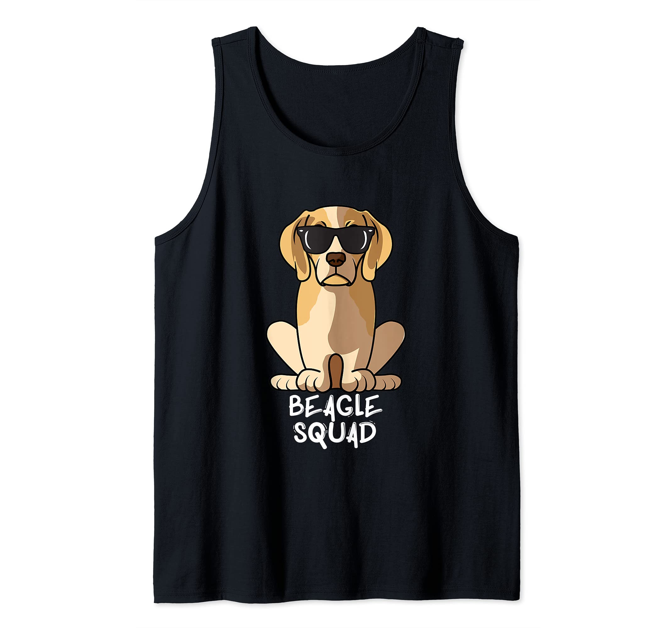 Cool Beagle Squad Dog Mom Dog Dad Tank Top