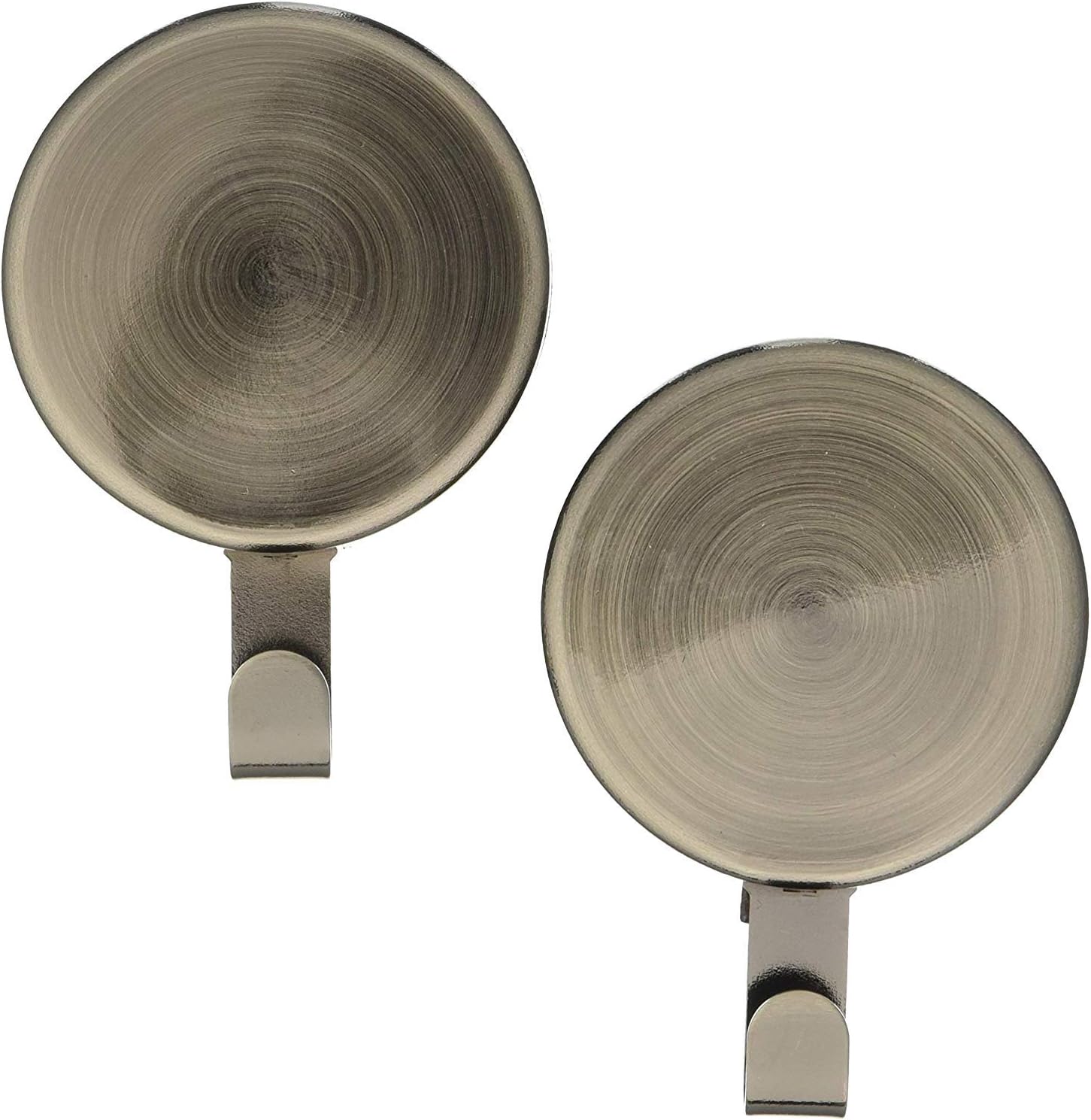 Bullseye Office Reliable Magnetic Wreath Hooks (2 Pack) - Scratch-Free Silver Hangers Hold Up to 10 Lbs. Perfect for Hanging Tools in Garage, Christmas Wreaths, or as a Heavy Duty Magnetic Hook: Home Improvement
