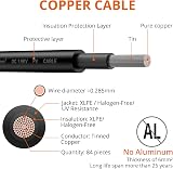 Proster Solar Panel Extension Cable 10 AWG 6mm² 10m Pair IP68 2-Cord view 4