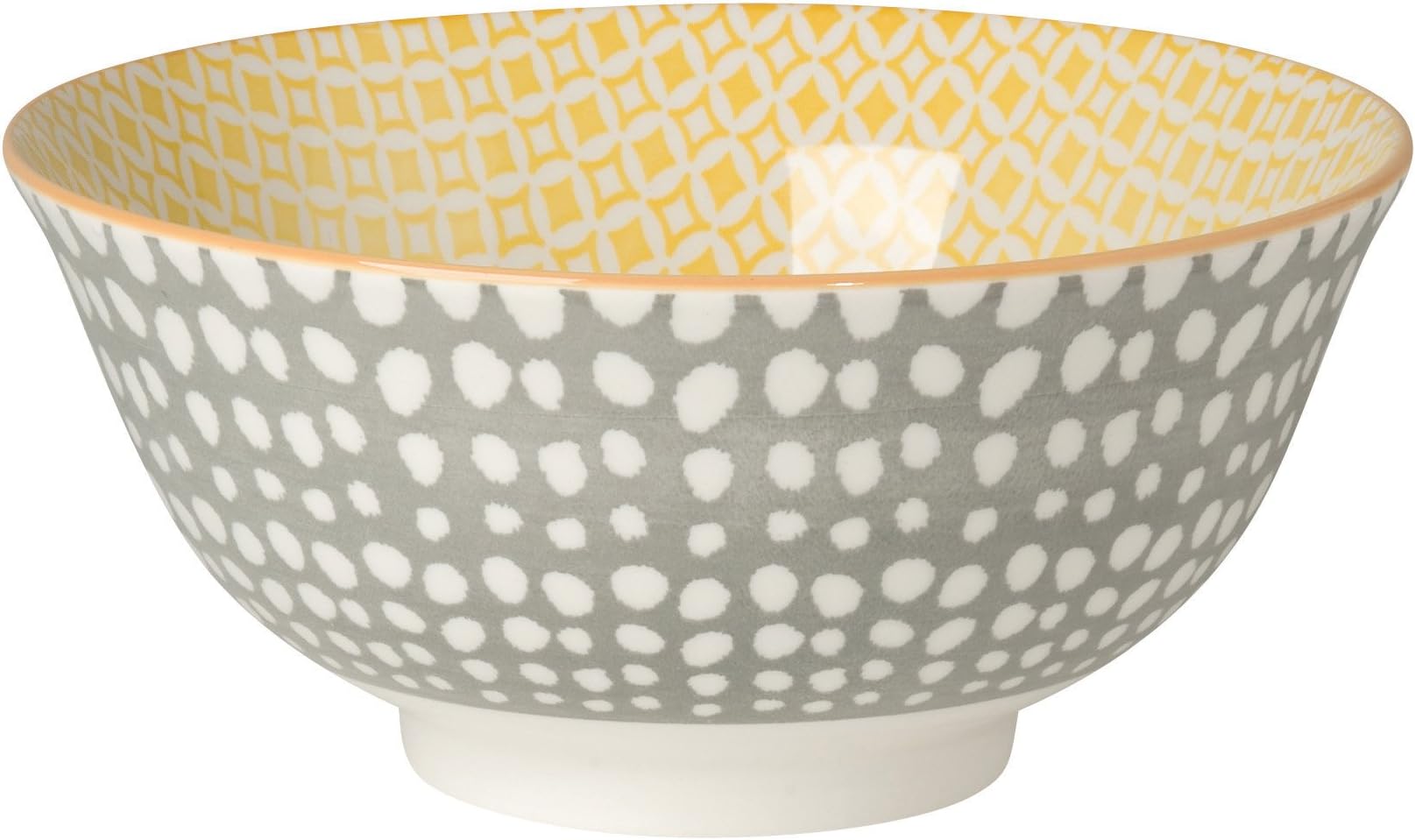Danica Now Designs, Bowl Large Stamped Grey, 1 Count