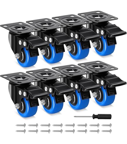 Heavy Duty Polyurethane Caster Wheels (Swivel Caster With Polyurethane - View #9
