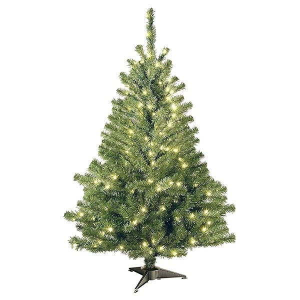 NATIONAL TREE COMPANY 4 FT PRE-LIT KINCAID SPRUCE...