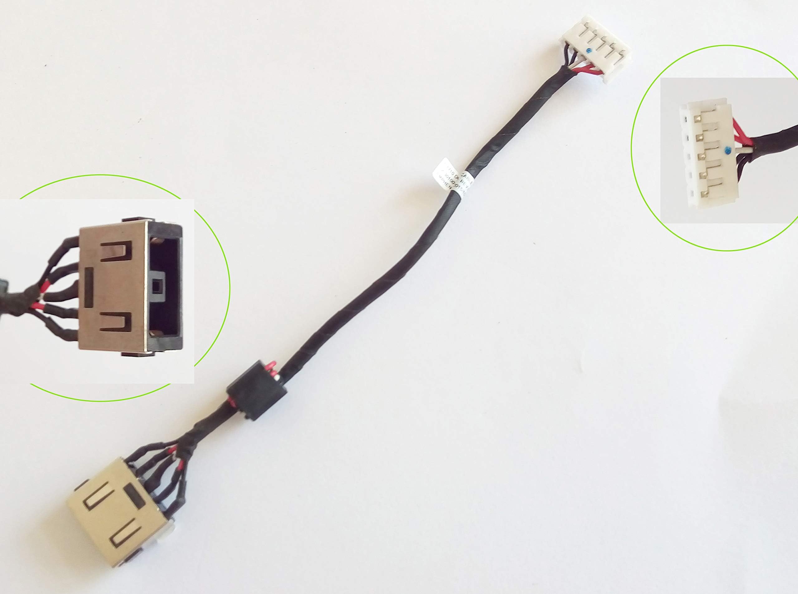 DC in Jack for Dc Jack Cable 80WK00F9US Y520-15IKBN Compatible 5C10N00259