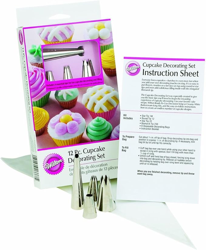 Wilton 21041095 12Piece Cupcake Decorating Set