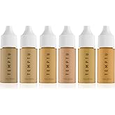 TEMPTU SilkSphere Airbrush Foundation: Long-Lasting Liquid Makeup, Medium to Full Coverage, 4-In-1 Formula Foundation, Primer, Concealer & Correcto, Luminous, Dewy Finish, Available in 18 Shades