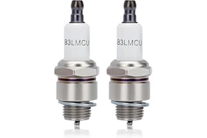 Powtol (Pack of 2) RJ19LM Spark Plug for Brigs Straton 796112 802592 5095K Champion J19LM (868)