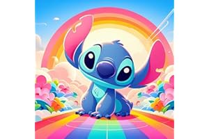 FOUNTOR Diamond Art Kits for Adults Beginners, Cartoon Cute Diamond Painting Kits for Adults, DIY 5D Full Drill Diamond Dots with Round Gem Art Painting Kits for Gift Home Wall Decor 12x12 Inch