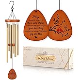 SteadStyle Happy Valentine's Day Anniversary Decorations for Couples, Parents, Husband, Wife, Wedding Anniversary Keepsake Wind Chimes for Outside Garden Patio Backyard Porch
