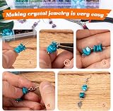 HONGTEYA 1073 Pcs Crystal Jewellery Making Kit Natural Gemstone Chips 5-7mm view 5