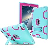 iPad 2 Case,iPad 3 Case,iPad 4 Case, AICase Kickstand Shockproof Heavy Duty High Impact Resistant Rugged Hybrid Three Layer F