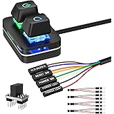 PC Power Button, Desktop Computer External PC Power Supply Switch for Computer Motherboard (Acrylic)