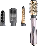 BaByliss Air Styler 1000W All in One Hair Dryer Brush 4 Attachments Copper Grey view 1