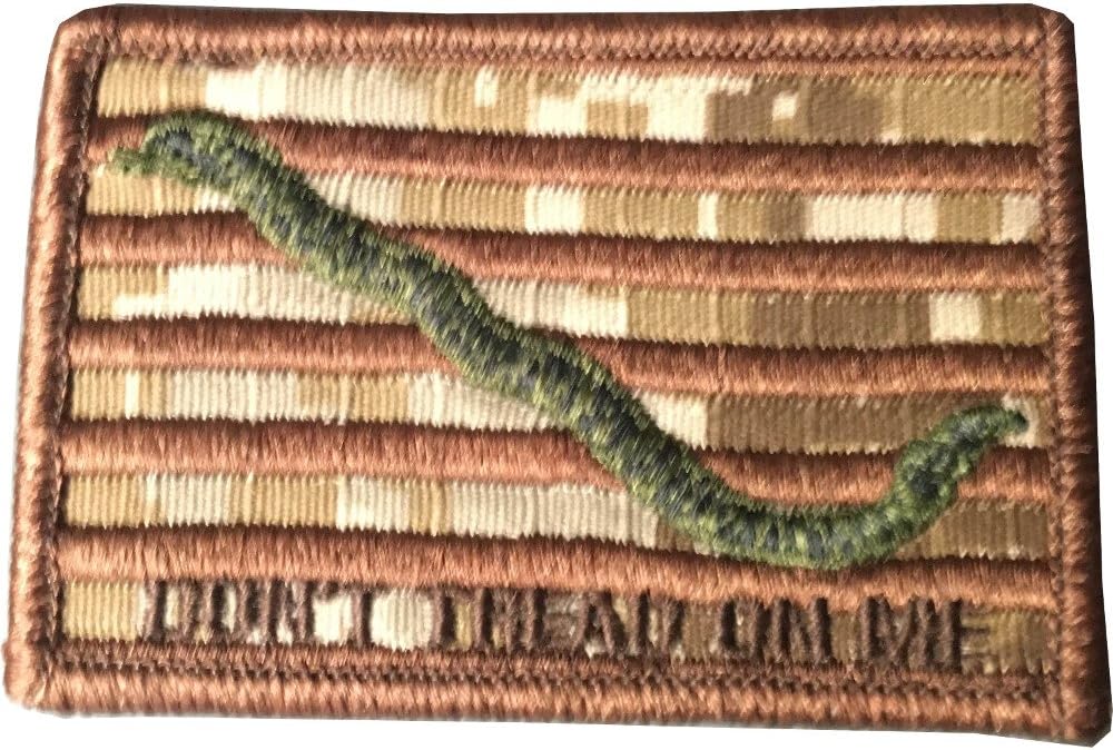 215 Gear Don't Tread on Me Patch Desert Digital with Tonal Thread