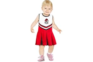 Little King NCAA Infant/Toddler Girls One Piece Team Cheer Jumper Dress Sizes 6M 12M 18M 2T 3T 4T