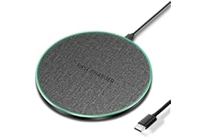 Wireless Charger, 20W Fast Wireless Charging Pad Station for iPhone 17 Pro Max/17 Air/16/15/14/13/12/11/XS/XR/8 Plus,Air pods