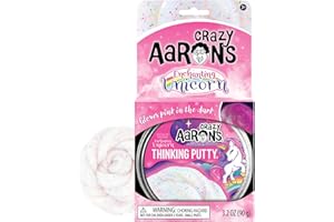 Crazy Aaron's Enchanting Unicorn 4" Tin Thinking Putty - Non-Toxic Sensory Play Putty - Never Dries Out - Creative Toy for Ki