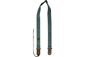 Kala Ukulele Strap Sonoma Coast Series, Bodega Blue Adjustable Ukulele Strap for Ukulele and U•BASS® with Sturdy Leather Ends and the Kala "K" Logo
