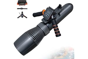 500W Underwater Scooter - 7km/h & 30m Dive, 16000mAh for Scuba Diving Gear Paddle Boards & Scuba Snorklering Swimming 16000mA