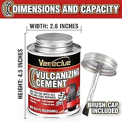 Chemical Vulcanizing Cement, Clear Tire Repair