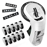 VolenGo Embossing Label Maker, Scrapbook Supplies Junk Journal Kits, Vintage Embossed Manual Labeler Machine with 10 Rolls 3D Tapes, Retro Old School Embosser for DIY Crafts & Scrapbooking, Omega S