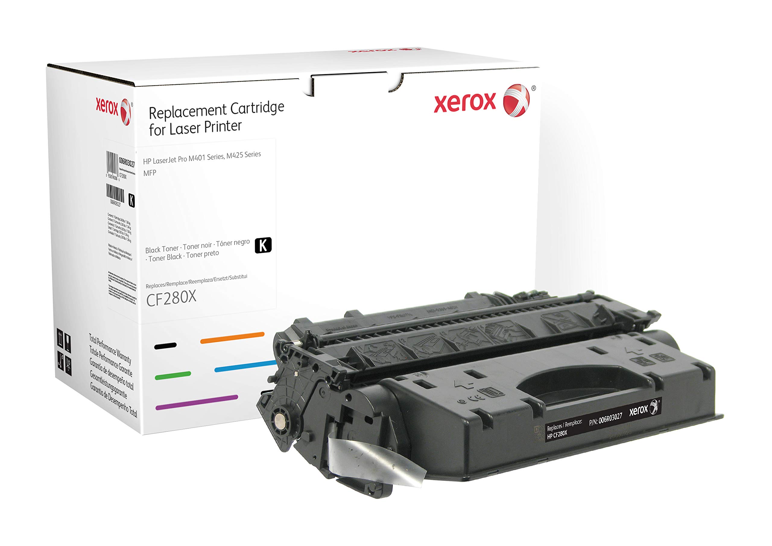 Xerox Replacement High Black Toner Cartridge equivalent to HP 80X / CF280X - (6900 pages) - 006R03027, XR98288