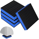 ToLanbbt 4 Pack Anti Vibration Pads for Washing Machine 4"x4", 7/8"T EVA Mechanical Damping Vibrating Sound Isolation Pad Rubber Isolator Mat for Compressor, Air Conditioner, Washer, Dryer, Treadmill